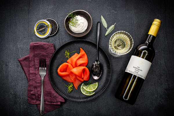Gourmet-Geschenk Rot-Wildlachs + Kaviar