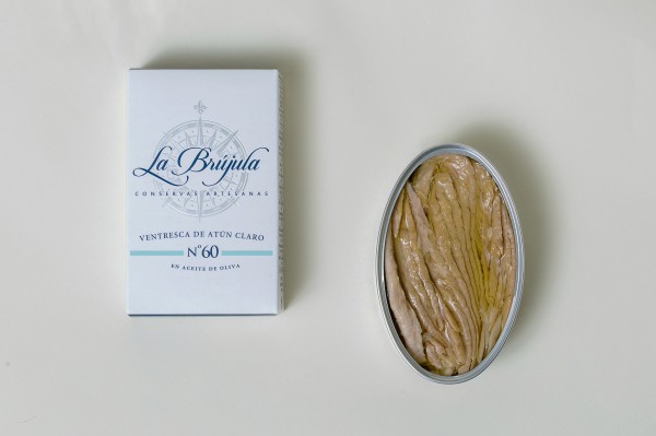 La Brújula - N° 60 Bauchfleisch vom hellen Thunfisch in Olivenöl - 110 g