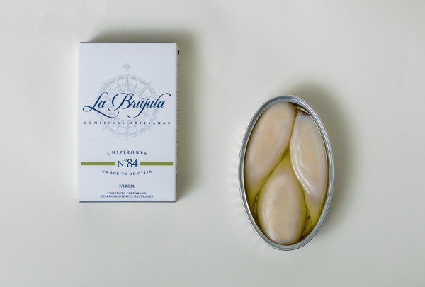 La Brújula - N°84 - große Kalmartuben in Olivenöl (2 - 3 Stück) 110 g